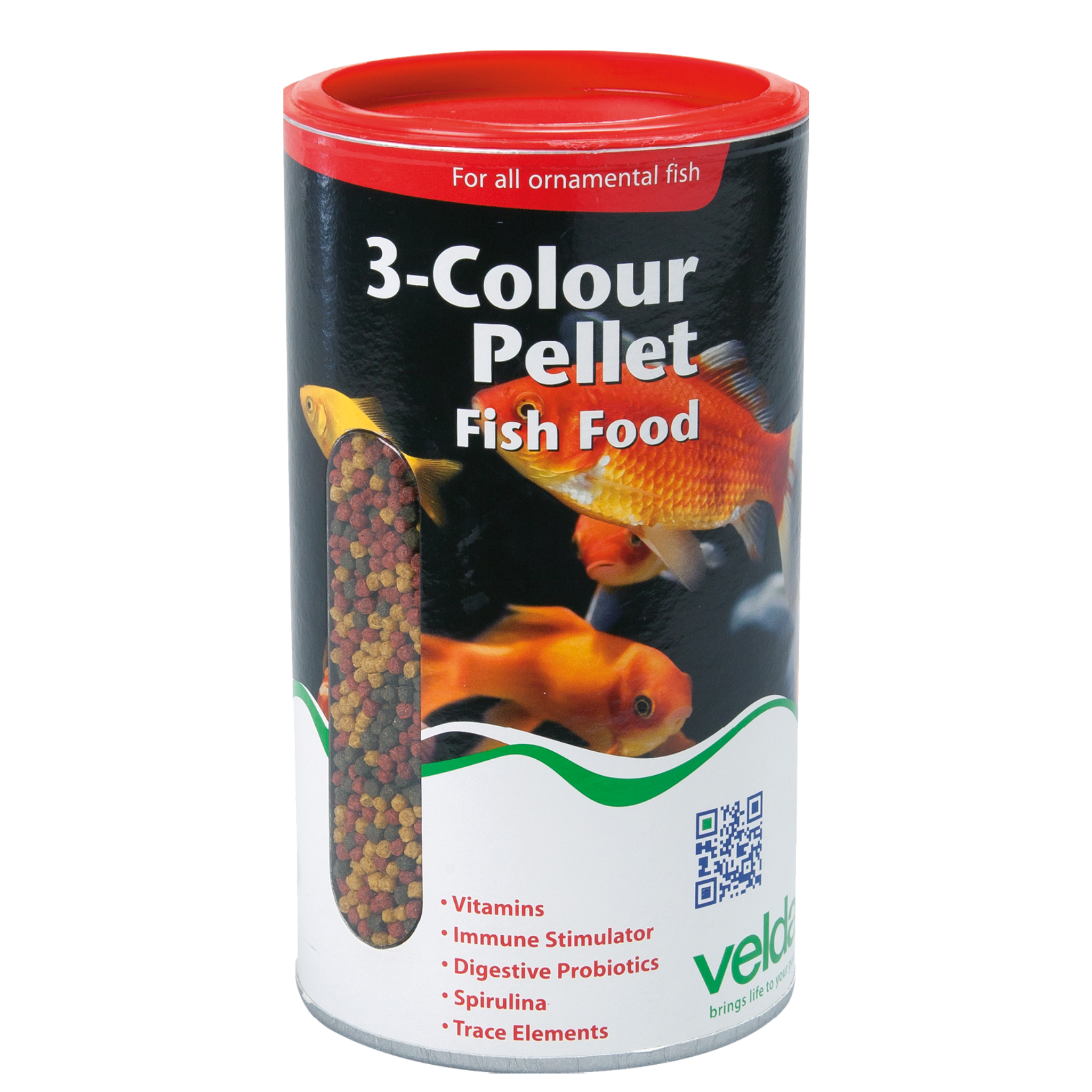 Velda Fischfutter  3-Colour Pellet Food 1250 ml