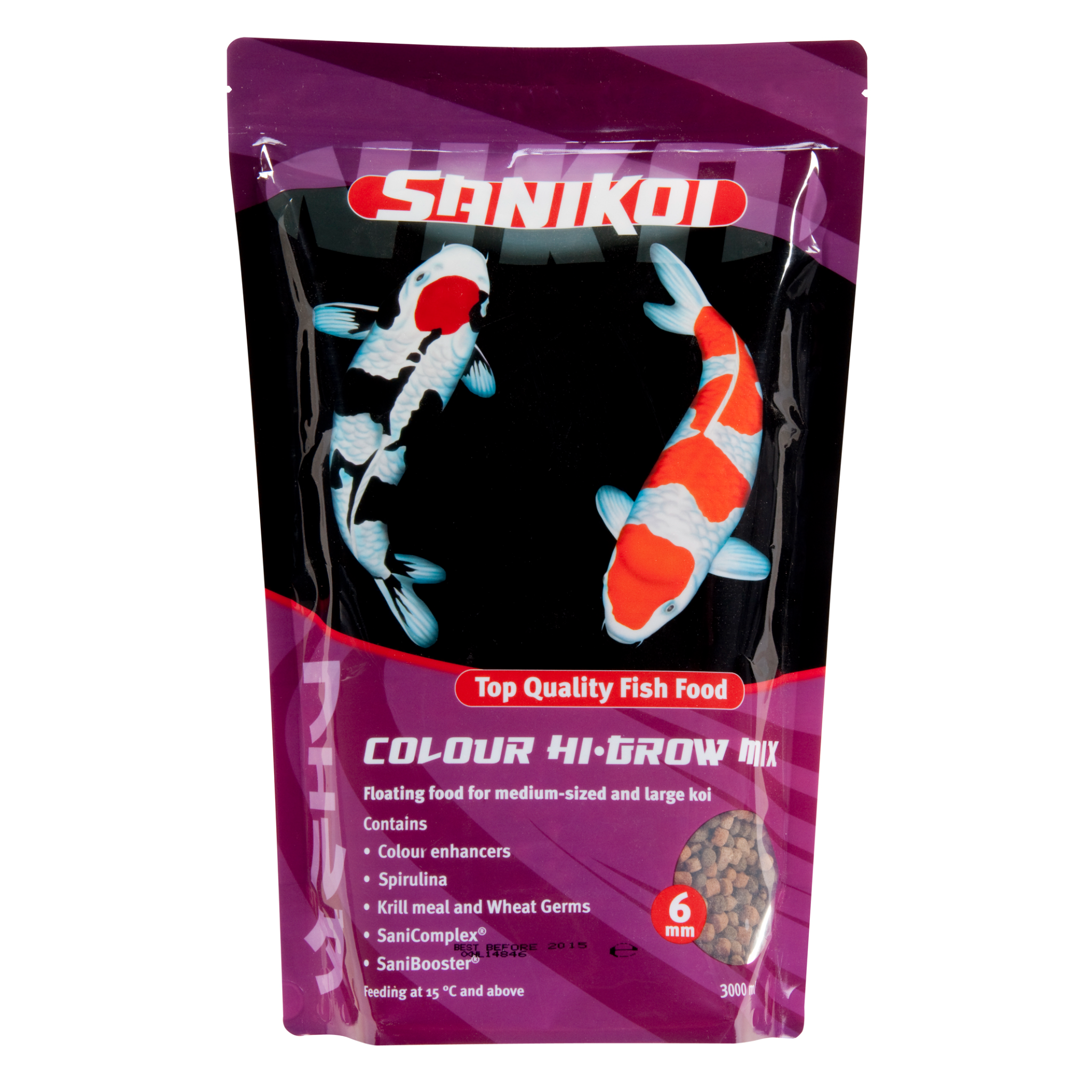 SaniKoi Colour Hi-Grow 6 mm