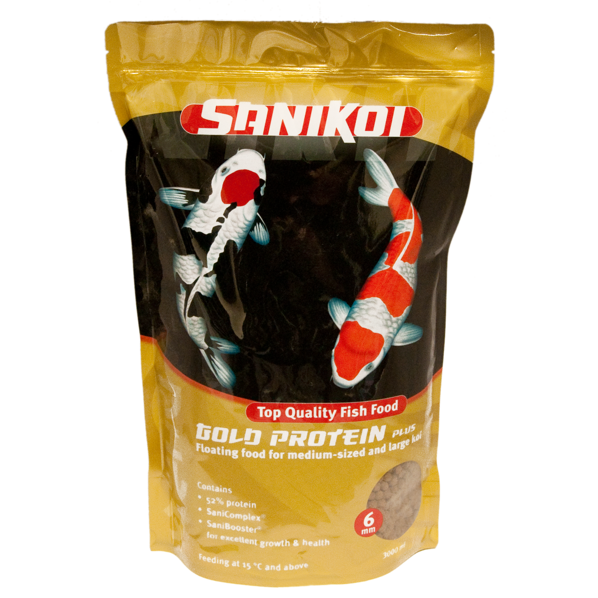 SaniKoi Gold Protein Plus 6 mm 3 l