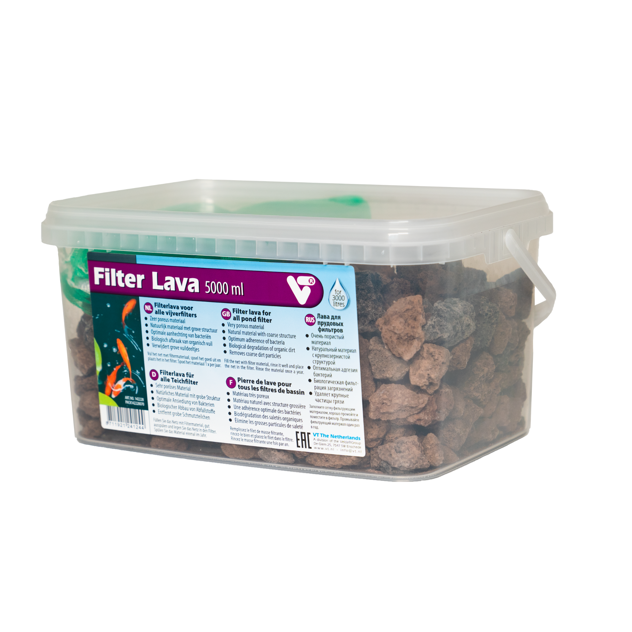 Lave filtrante VT 5000 ml