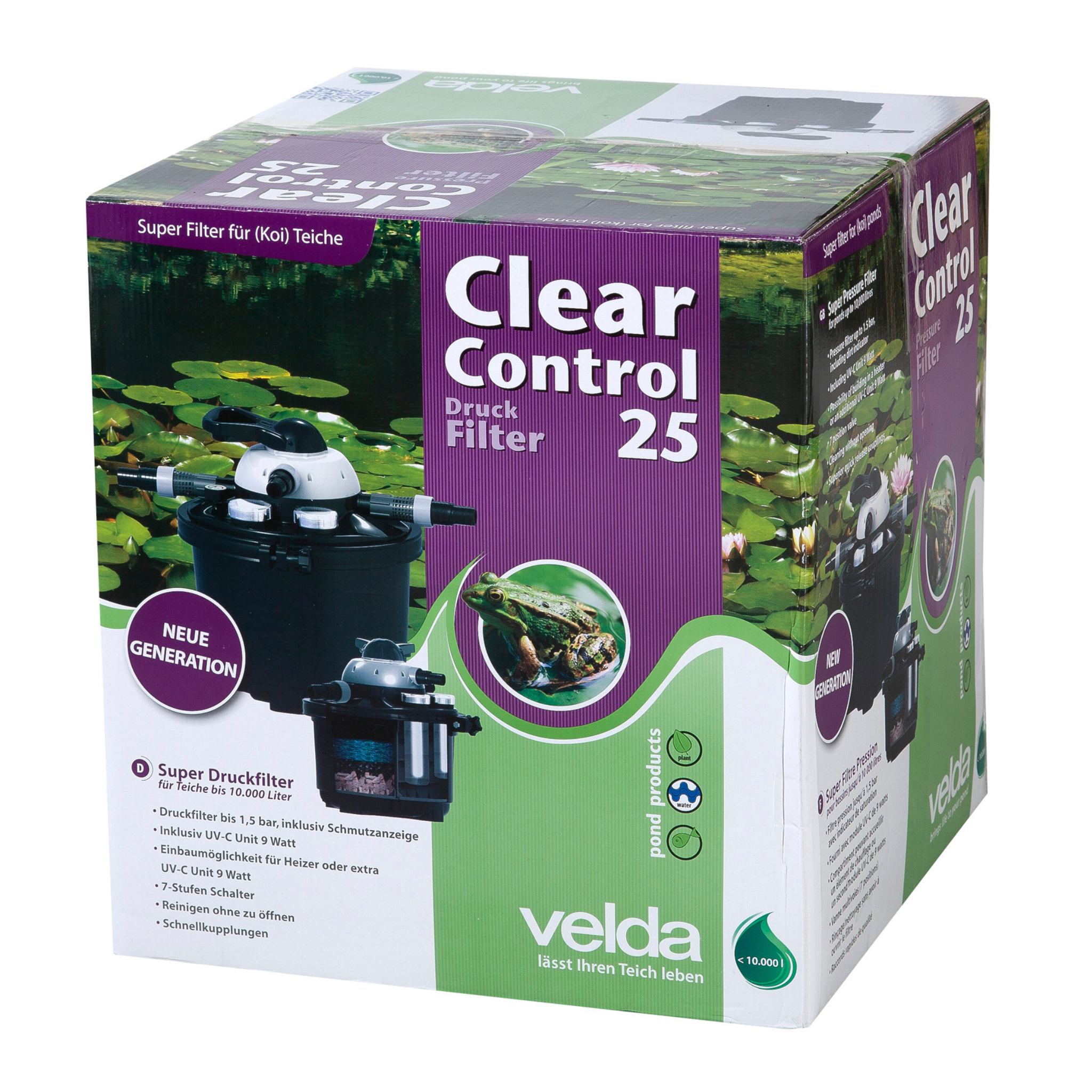 Clear Control 25 Verpackung Velda