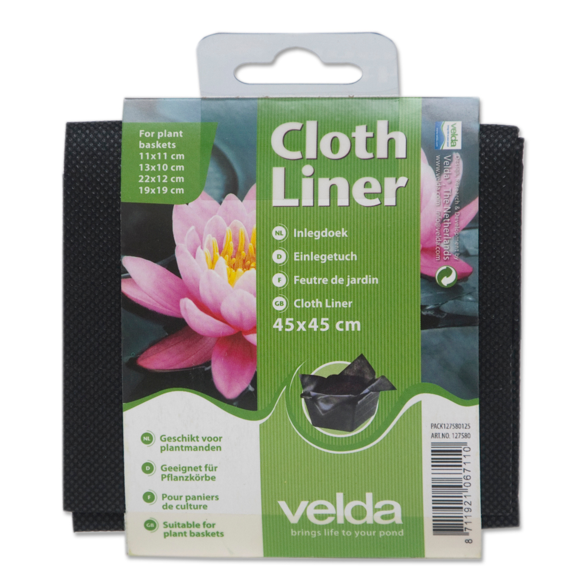Cloth Liner Verpackung 45 x 45