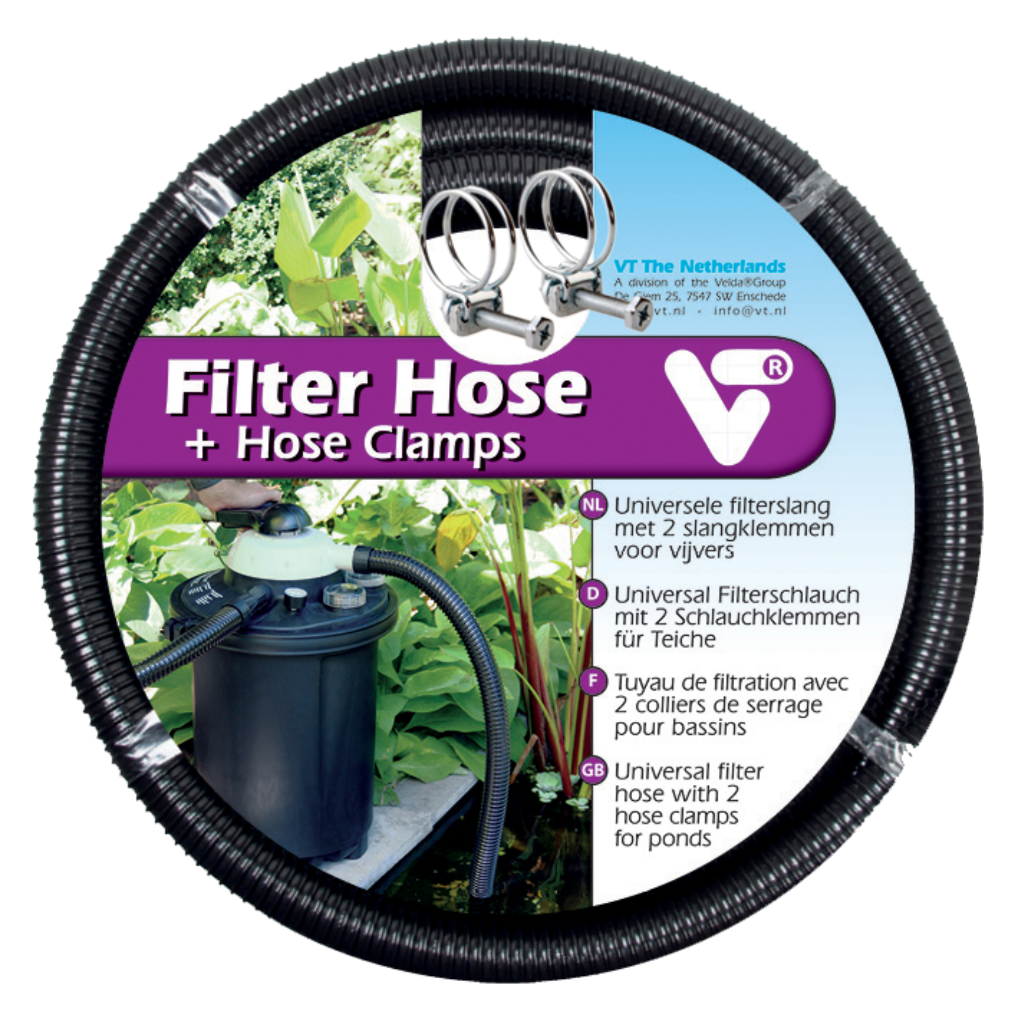 Filter Hose + Clamps