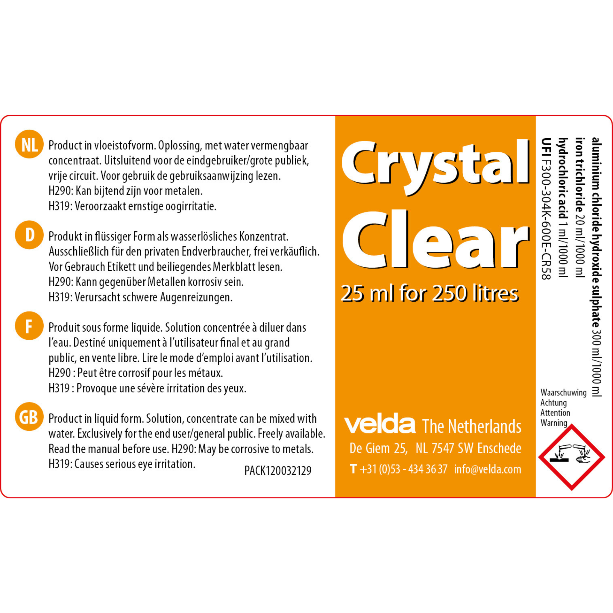 Label Crystal Clear